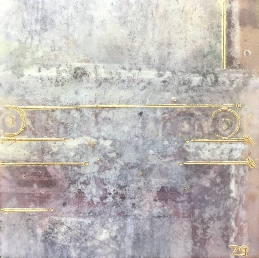 Pompeii XVI - Photo Encaustic Art